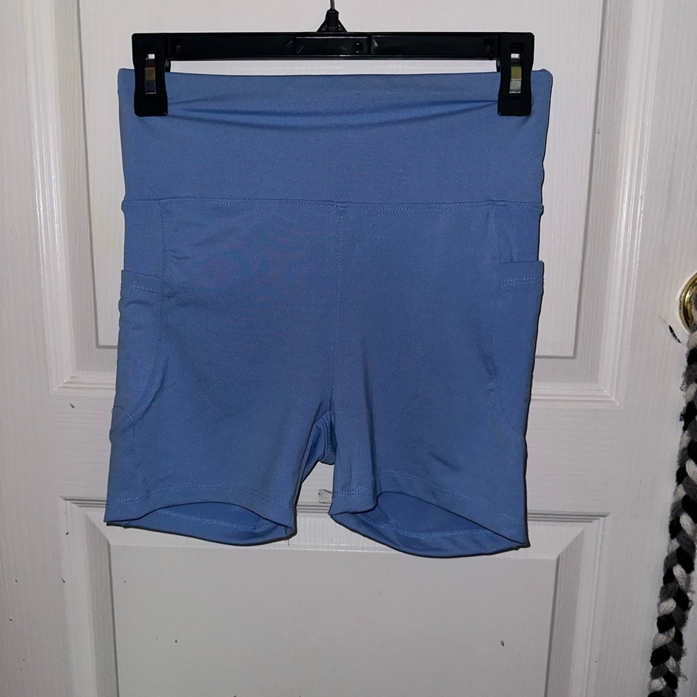 5 Below brand blue bike shorts